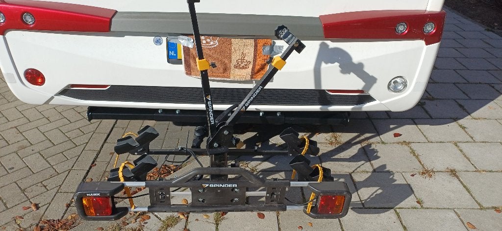 Fietsendrager Hawk, Auto diversen, Ophalen, 2 fietsen, Gebruikt, Trekhaakdrager
