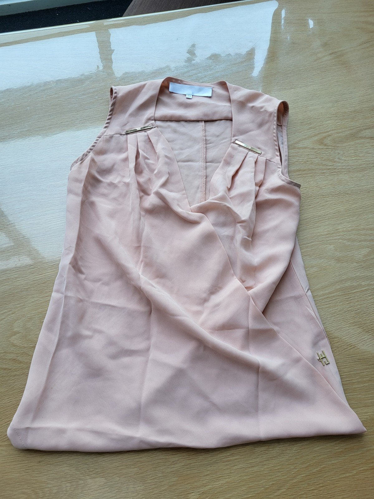 Goldie Estelle Tyra Top - Roze/Beige - Maat XS, Goldie Estelle, Ophalen of Verzenden, Zo goed als nieuw, Roze