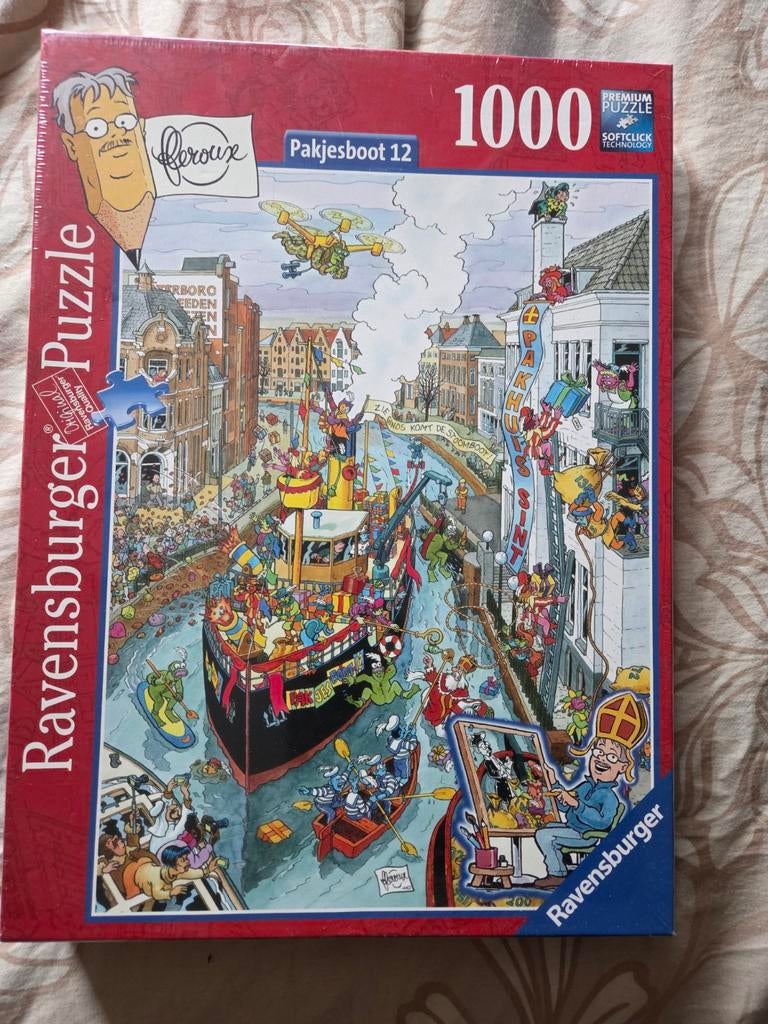 Ravensburger Pakjesboot 12 Puzzel 1000 stukjes, Ophalen of Verzenden, 500 t/m 1500 stukjes, Nieuw, Legpuzzel