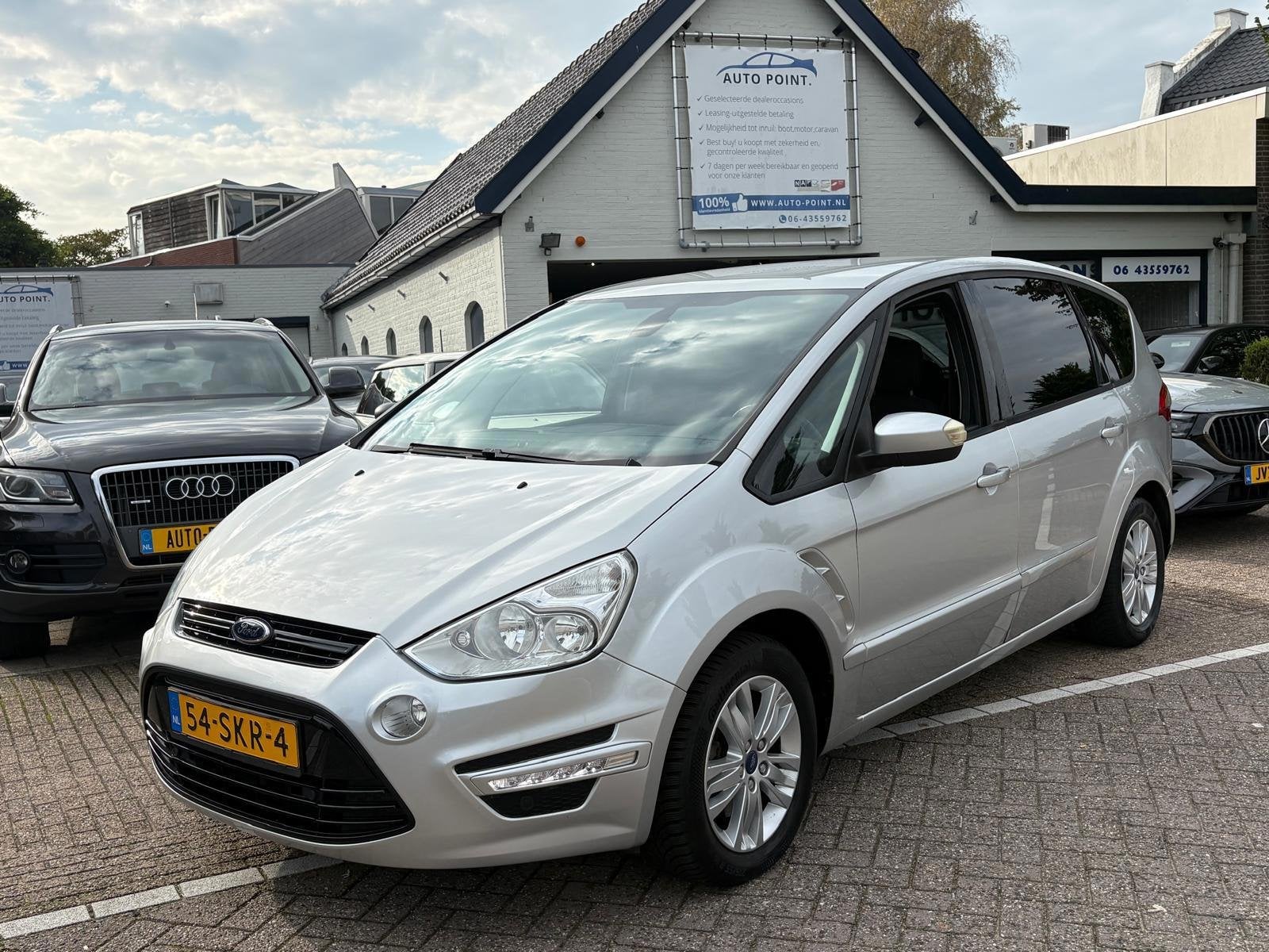 Ford S-Max 1.6 AIRCO/NAVI/APK/CRUISE/STOELVERWARMING/PDC, Voorwielaandrijving, Gebruikt, Zwart, Origineel Nederlands