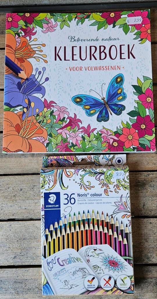 Kleurboek en potloden, Hobby en Vrije tijd, Tekenen, Ophalen of Verzenden, Nieuw, Potlood of Stift