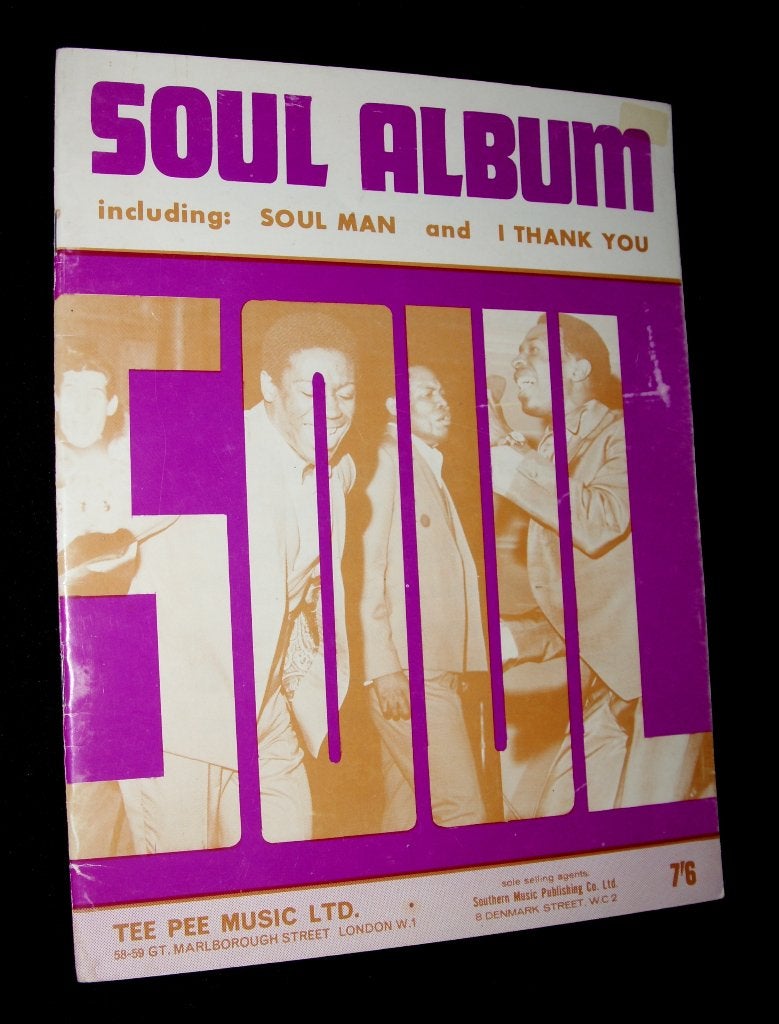 Soul Album - Including Soul Man And I Thank You (Songbook), Gebruikt, Gitaar, Ophalen of Verzenden, Soul