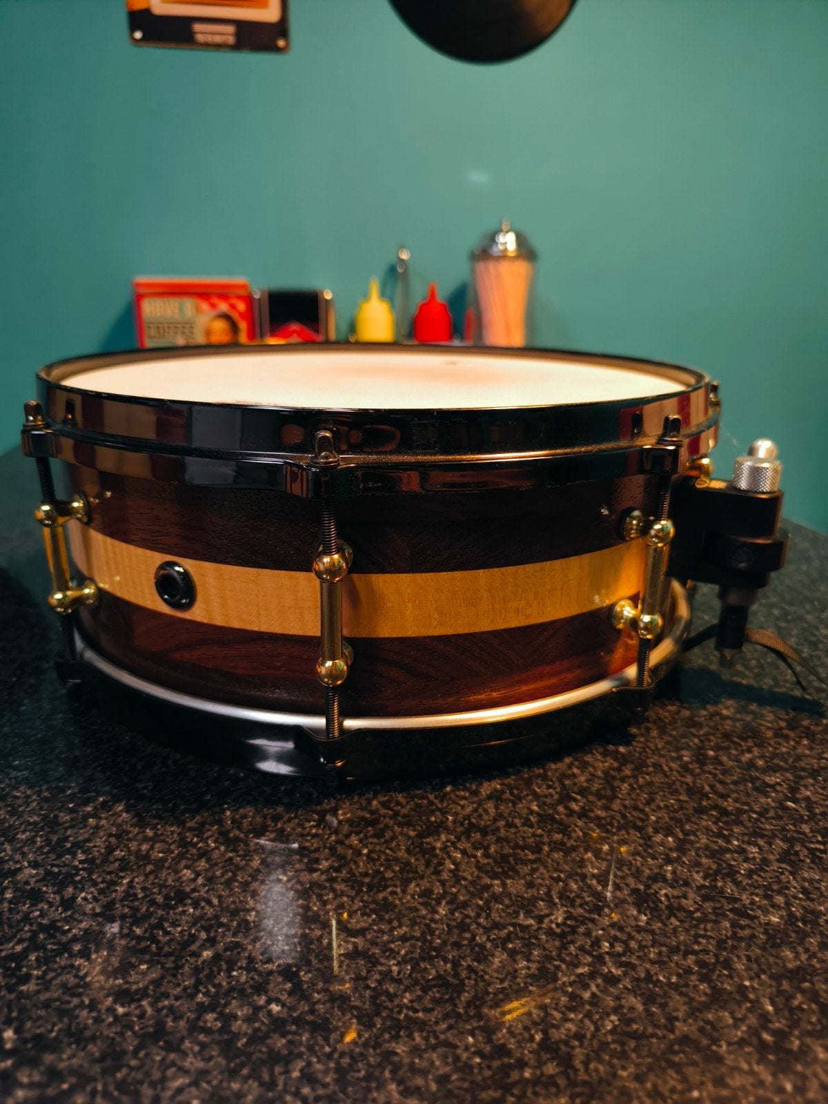 Unieke snaredrums / Padauk, Tiger Maple / Aluminium Bamboo, Ophalen, Overige merken