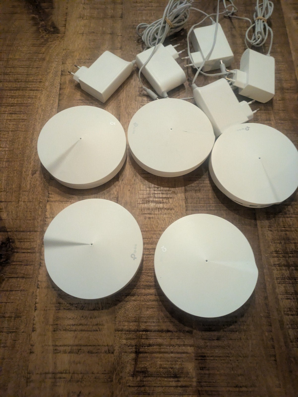 TP-Link Deco M9 Plus Mesh WiFi Systeem (5 stuks), Ophalen of Verzenden, Zo goed als nieuw, Router, TP-Link