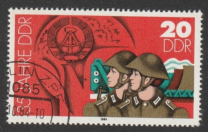 DDR 1984 2899 Landsverdediging, Gest, Ophalen of Verzenden, DDR, Gestempeld