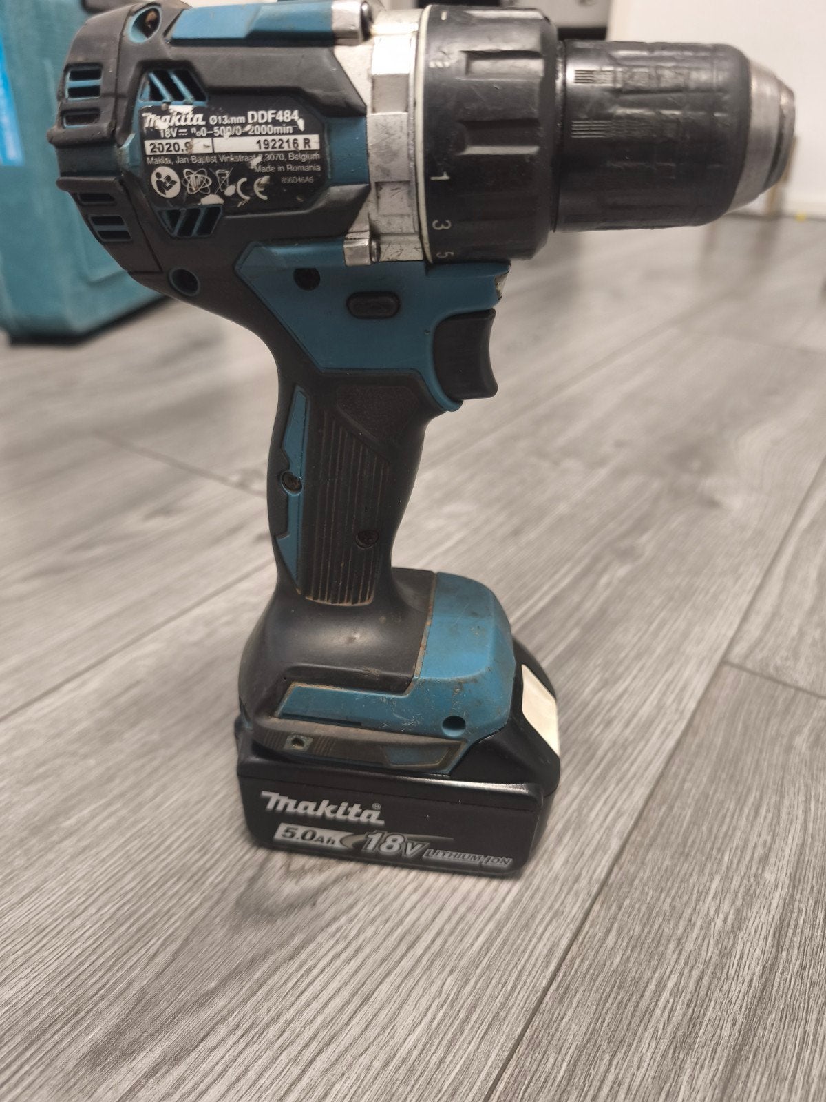 Makita DDF484 Accutool, Gebruikt, Variabele snelheid, Ophalen of Verzenden, Boor- en Schroefmachine