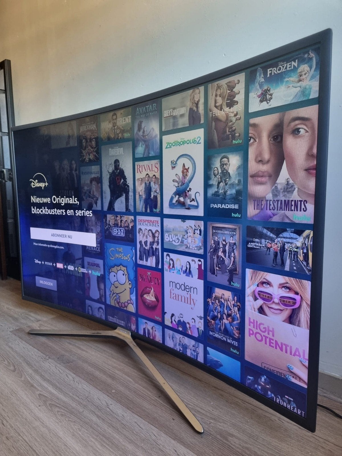 50 inch Samsung CURVED LED SMART tv wifi NETFLIX YOUTUBE, Ophalen, LED, Samsung, 100 cm of meer