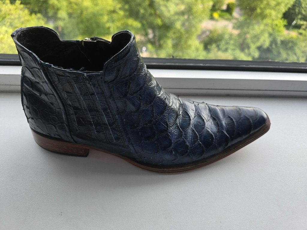 Pepe Milan laarzen en riem, Blauw, Boots, Pepe Milan, Ophalen of Verzenden