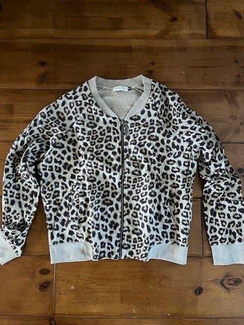 Costes vest lm panterprint zwart/beige vintagelook rits XXL, Zwart, Maat 46/48 (XL) of groter, Ophalen of Verzenden, Zo goed als nieuw