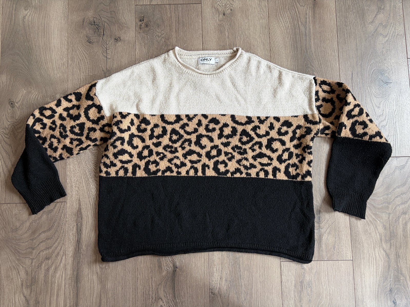 Panter trui, Ophalen of Verzenden, Zo goed als nieuw, Maat 38/40 (M), Bruin