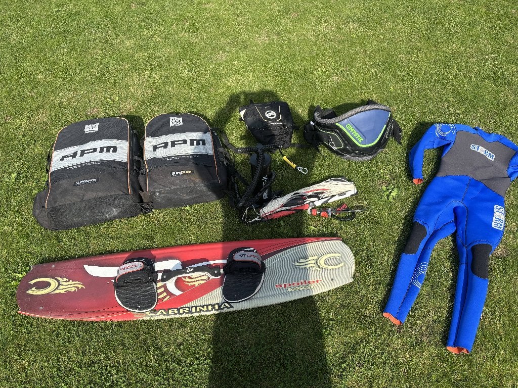 kitesurf set, Twintip, Ophalen of Verzenden, Gebruikt, Kitesurf-set