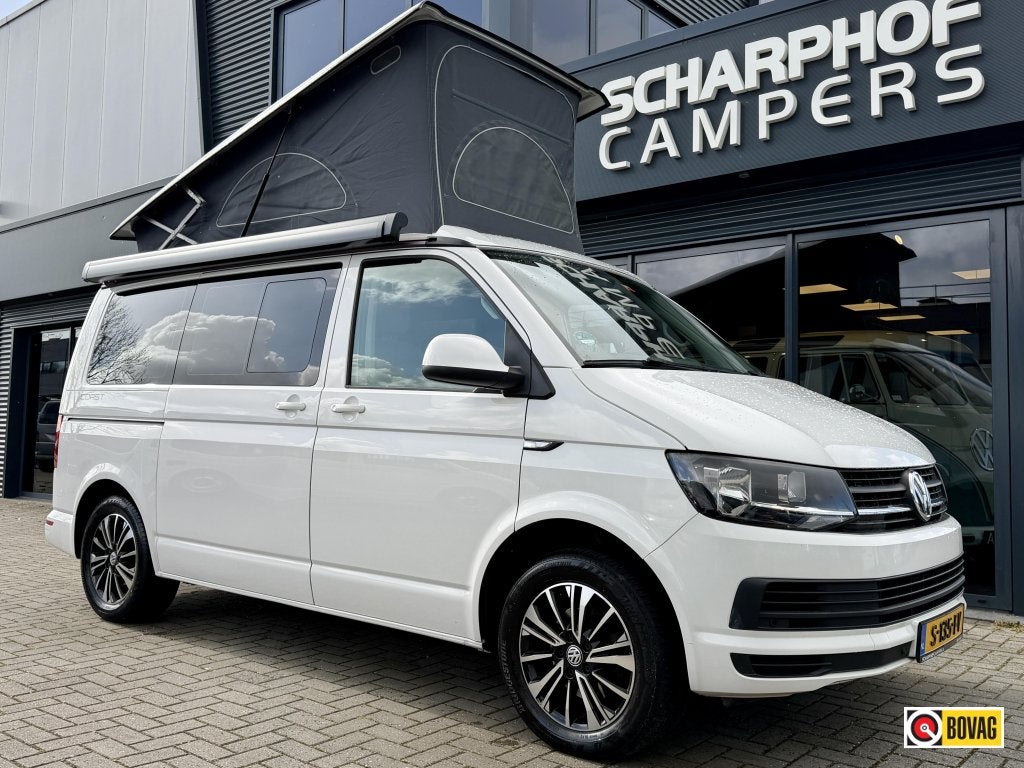 Volkswagen T6 California Coast 150 DSG, Caravans en Kamperen, Campers, Automaat, Buscamper of Camperbus, Volkswagen, Koelkast