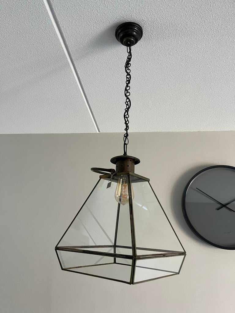 Rivièra Maison Meatpacking District Hanglamp L, Ophalen of Verzenden, Riviera Maison, Minder dan 50 cm, Glas