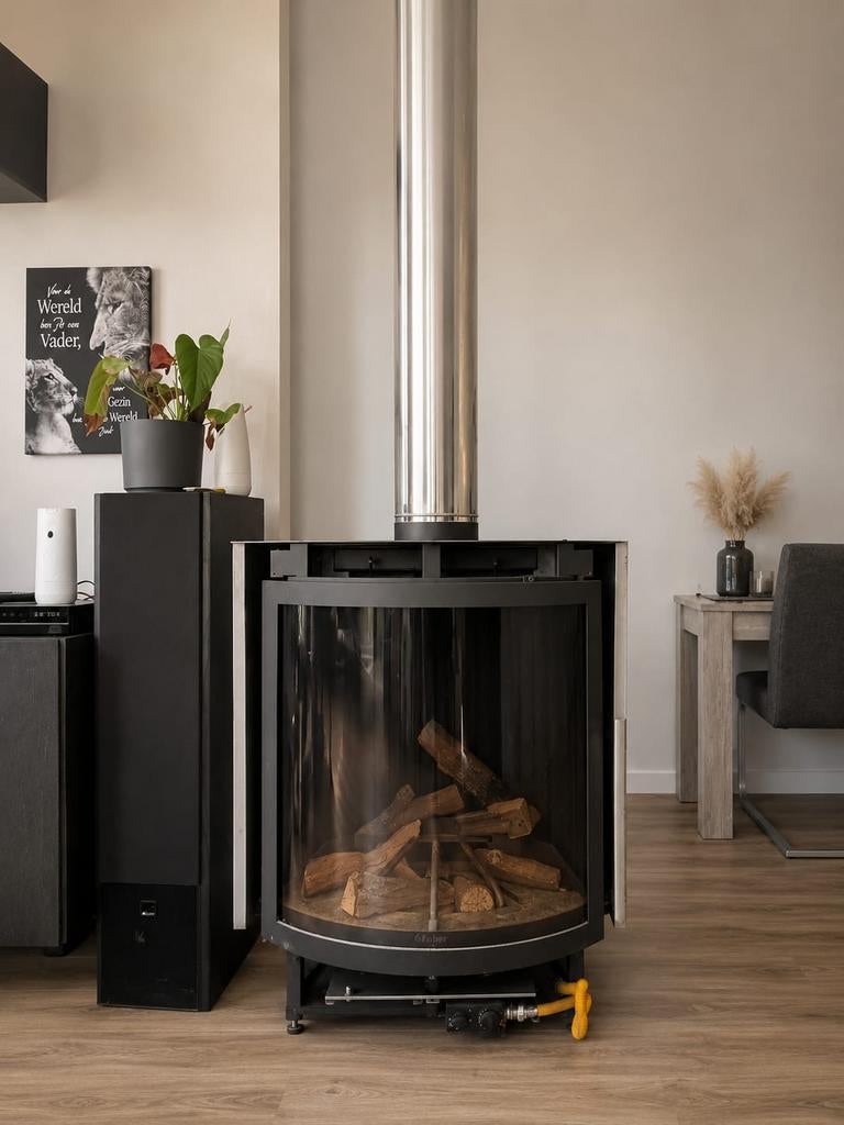Faber Gashaard - Sfeervolle Warmte voor uw Woonkamer, Ophalen, Gebruikt, Vrijstaande haard, Gashaard