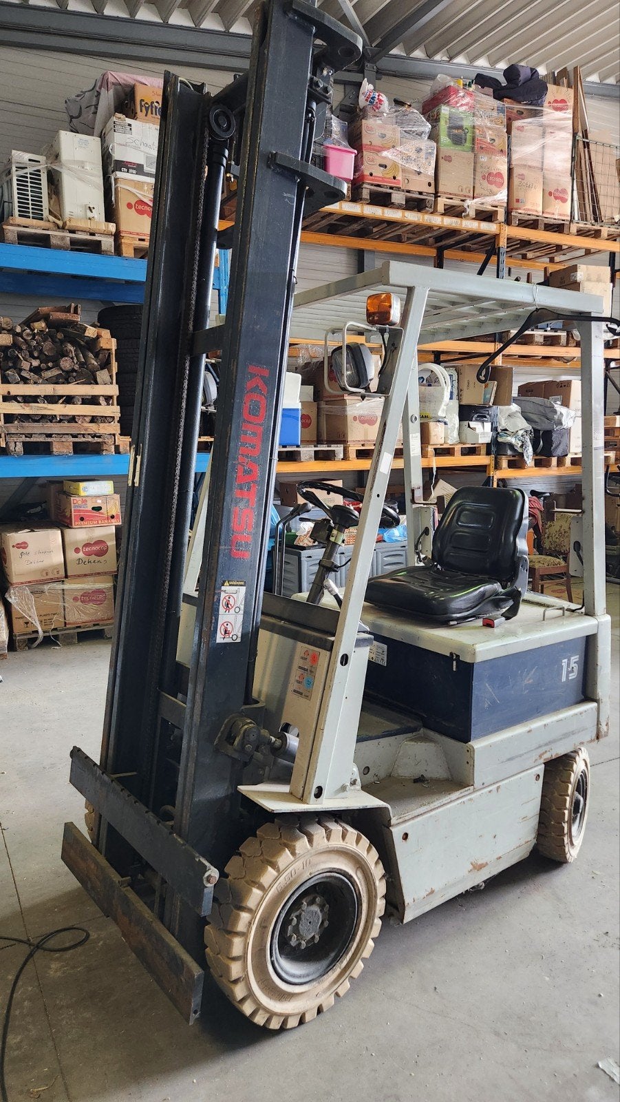 Komatsu FB15-5 Elektrische Heftruck - 1400 kg hefvermogen, Ophalen