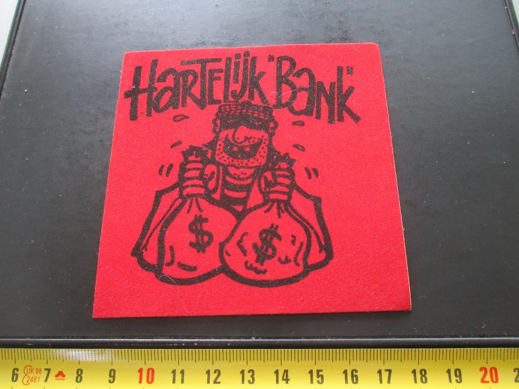 sticker VILT Carnaval  Hartelijk Bank, Verzamelen, Stickers, Zo goed als nieuw, Ophalen