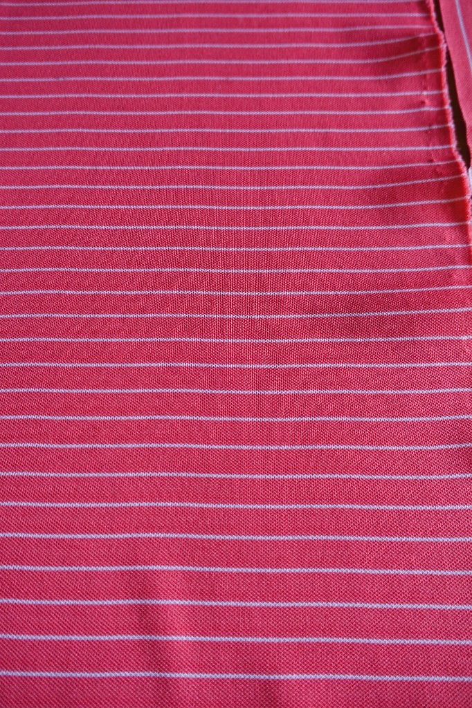 restant lappen roze met wit gestreepte trevira, Hobby en Vrije tijd, Stoffen en Lappen, Overige materialen, Nieuw, Ophalen of Verzenden