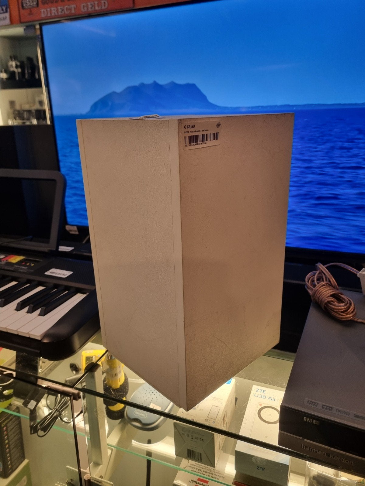 Bose Acoustimass 3 Series II Speaker Systeem - Wit, Gebruikt, Speakerset, Ophalen of Verzenden, Framingham, MA 01701-9168 U.S.A.