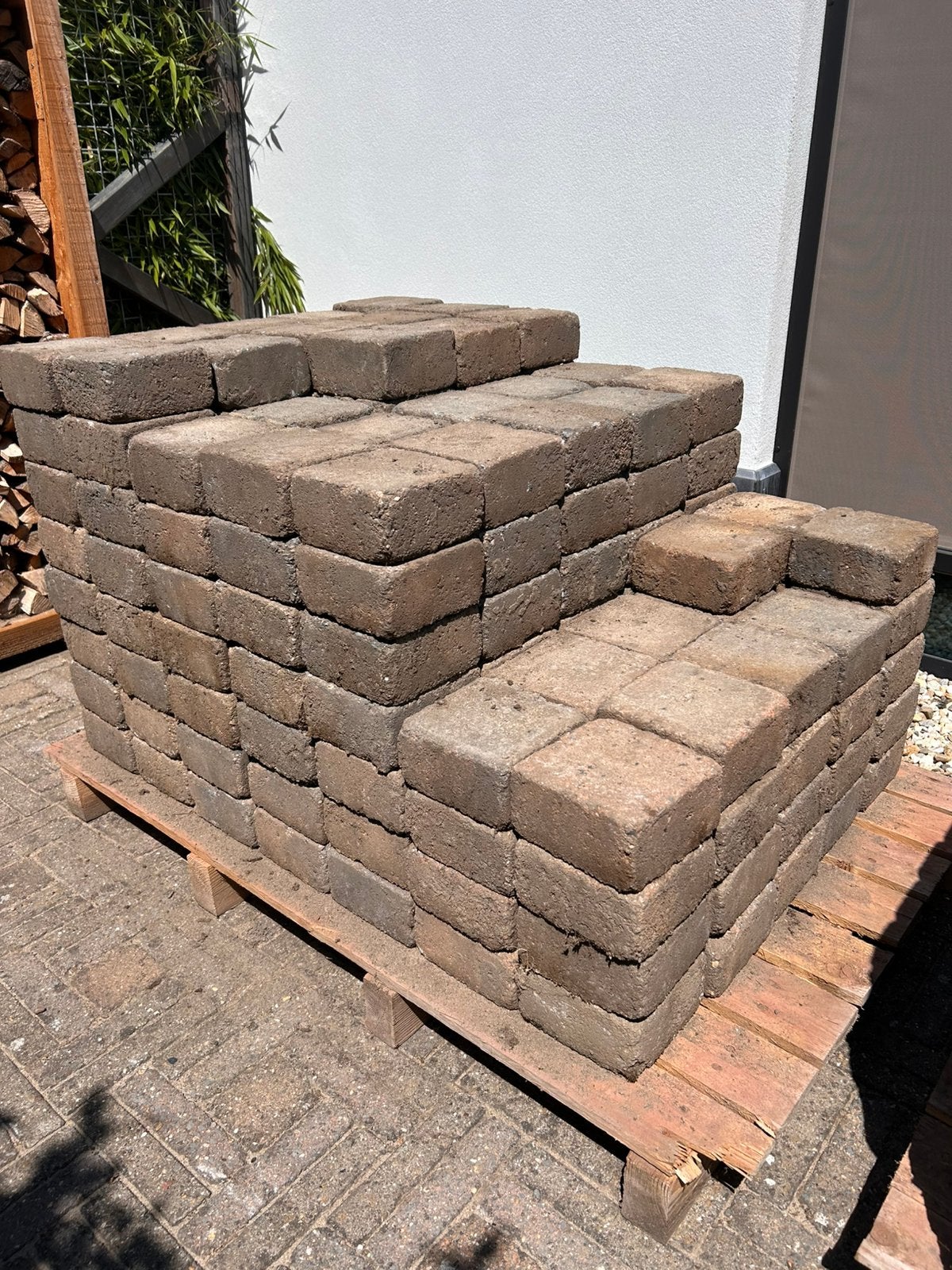 Klinkers vierkant GRATIS, Tuin en Terras, Ophalen, Gebruikt, Klinkers, 10 m² of meer