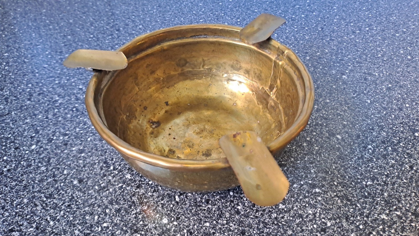 Vintage Koperen Asbak - Handgemaakt, Ophalen of Verzenden, Koper
