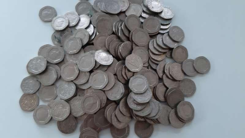 250 Gram 20 pence Verenigd Koninkrijk, Postzegels en Munten, Munten | Europa | Niet-Euromunten, Ophalen of Verzenden, Overige landen