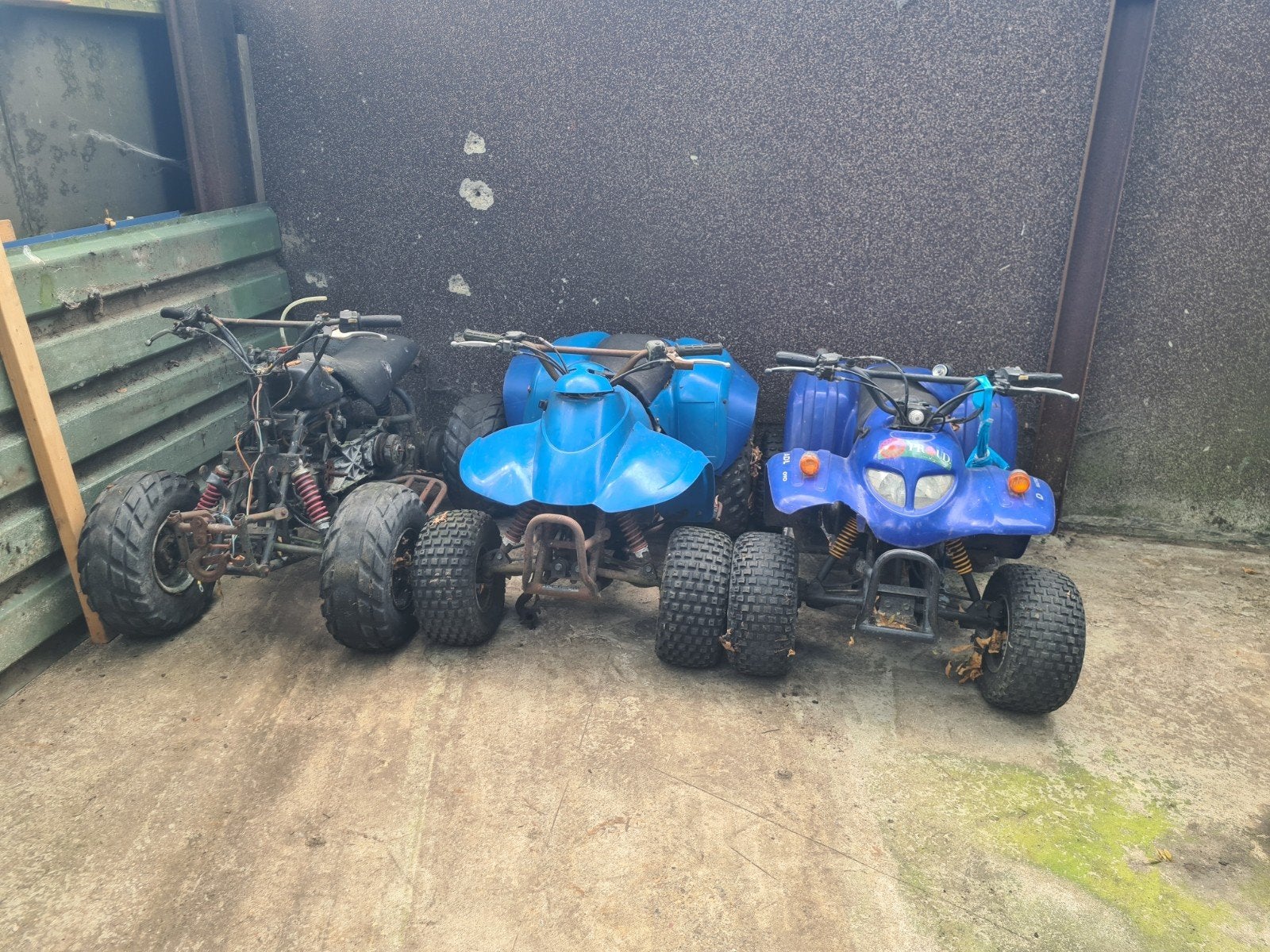 Partij van 3 kinderquads - opknappers, 1 cilinder, 11 kW of minder
