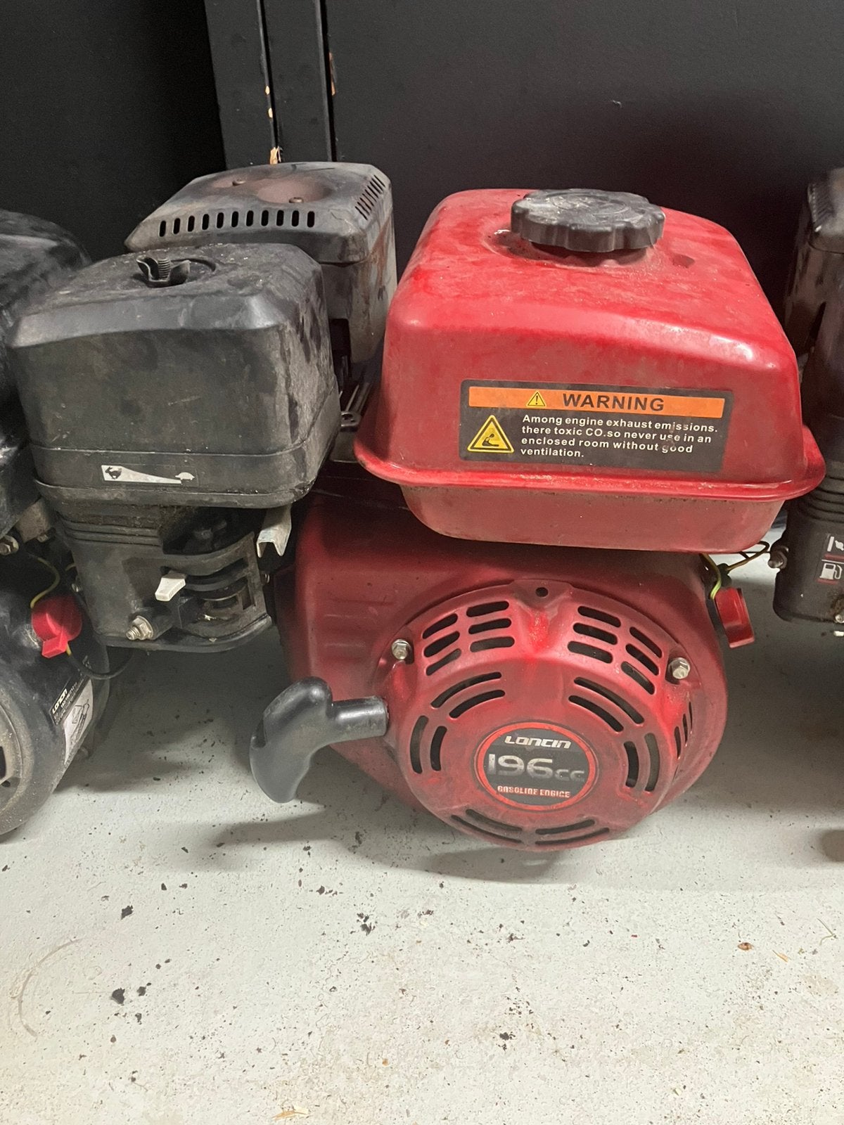 Professionele 4takt benzine motor origineel Loncin 196cc 7pk, Ophalen of Verzenden, Zo goed als nieuw, Benzinemotor, 1800 rpm of meer