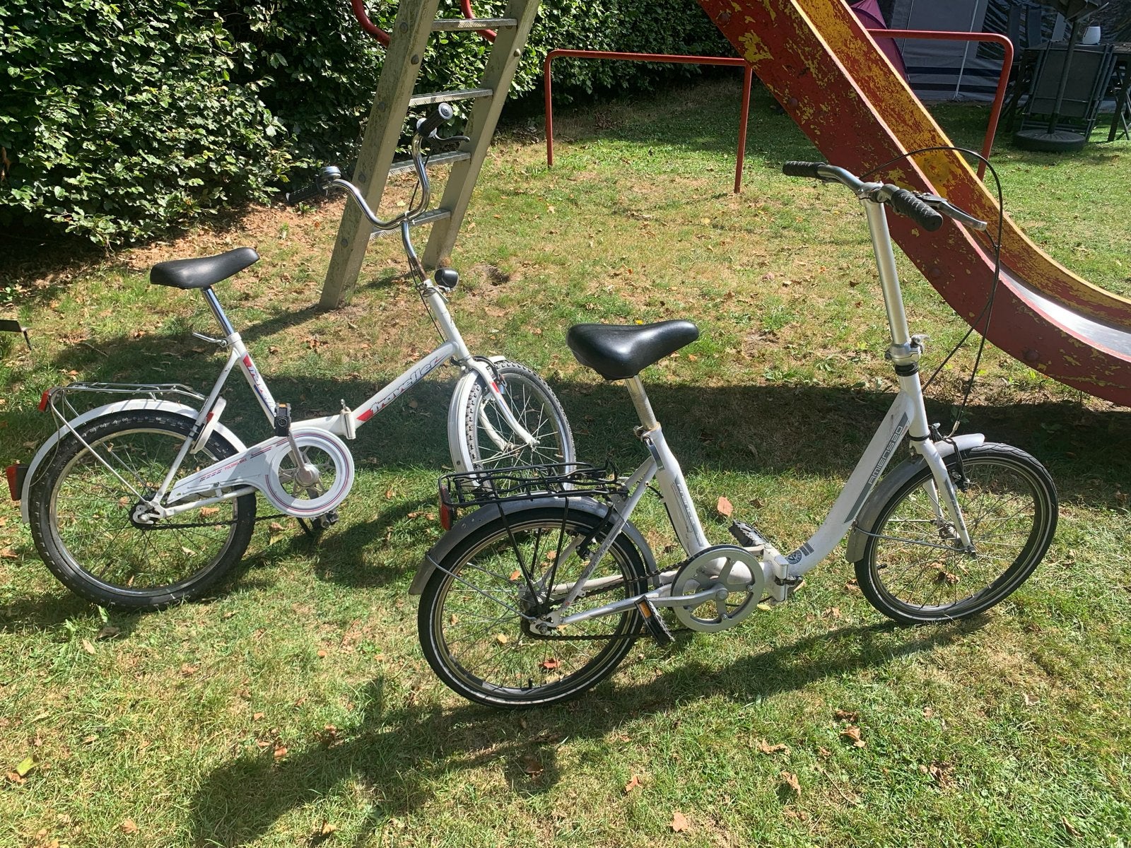 2x Opvouwbare fietsen - Ideaal voor camping of stad, Gebruikt, Totaal opvouwbaar, Dames, Ophalen