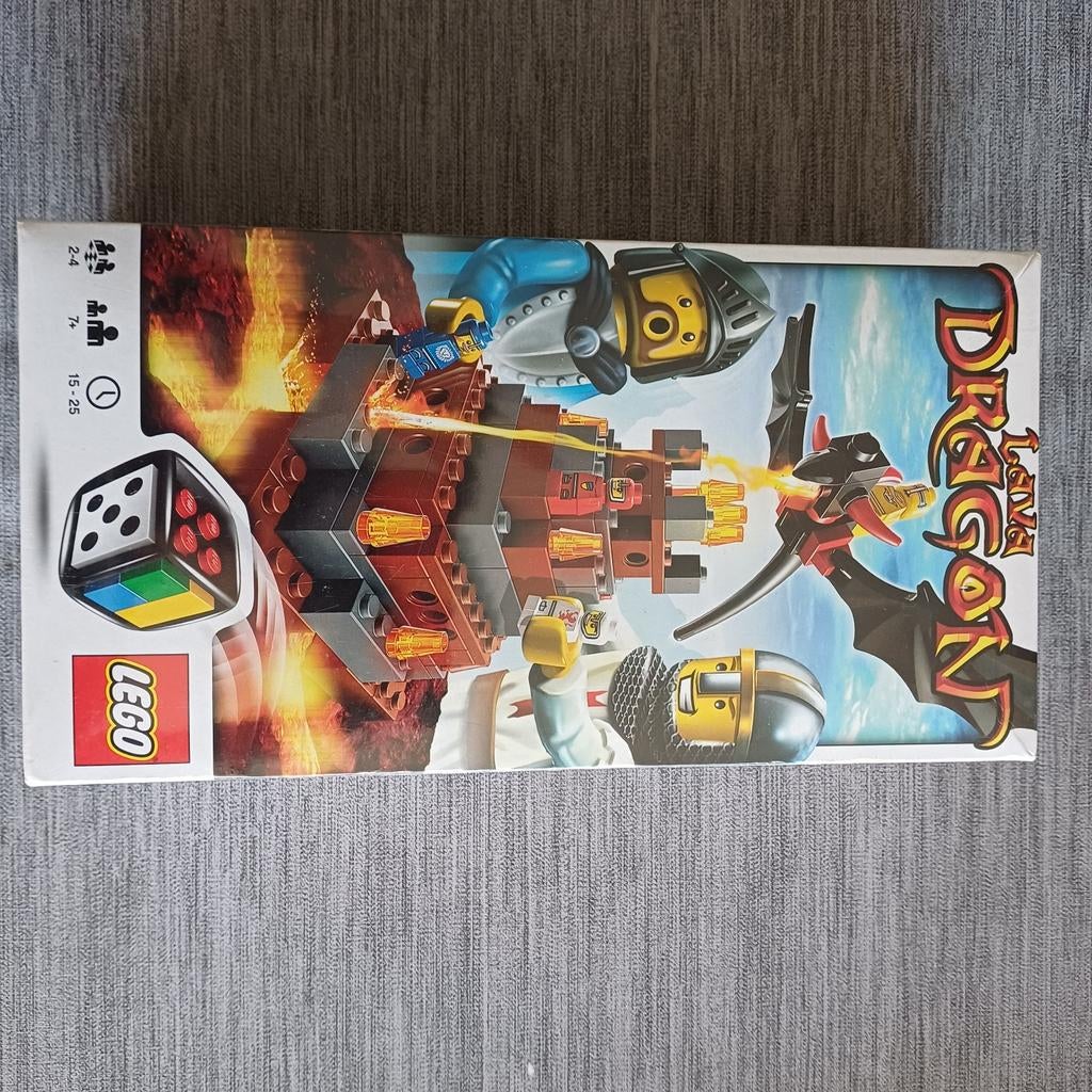 Lego 3838 Lava Dragon Bordspel - Compleet en Nieuwstaat, Compleet, Overige thema's, Lego, Nieuw