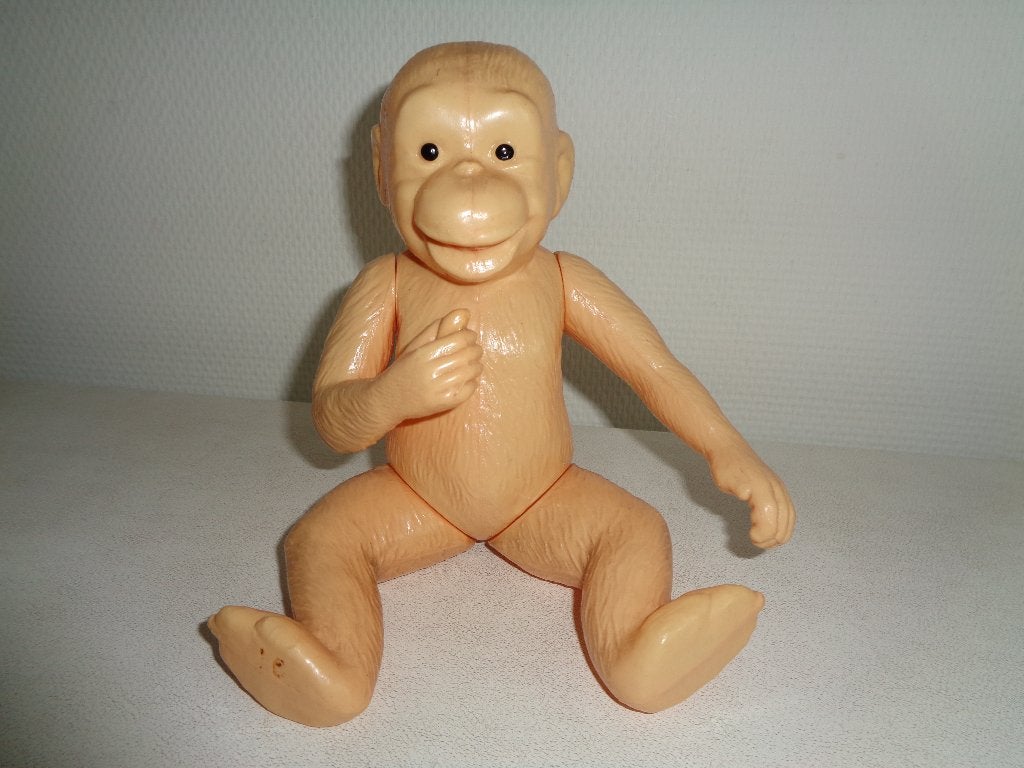 Antieke Celluloid Aapje .34 cm.  Is helemaal gaaf., Antiek en Kunst, Ophalen of Verzenden
