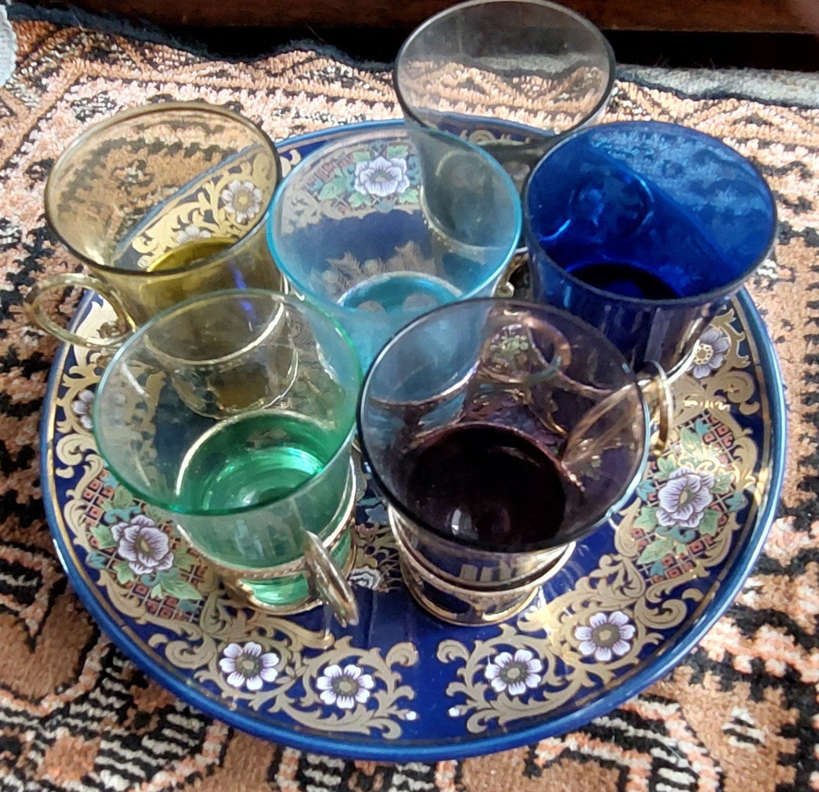 6 likeur  glaasjes, Ophalen of Verzenden