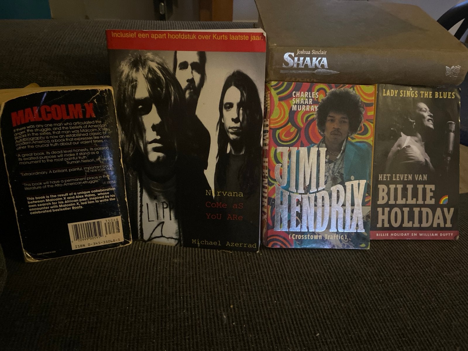Vintage Boeken: Malcolm X, Nirvana, Jimi Hendrix, Billie Hol, Ophalen of Verzenden, Gelezen, Overige