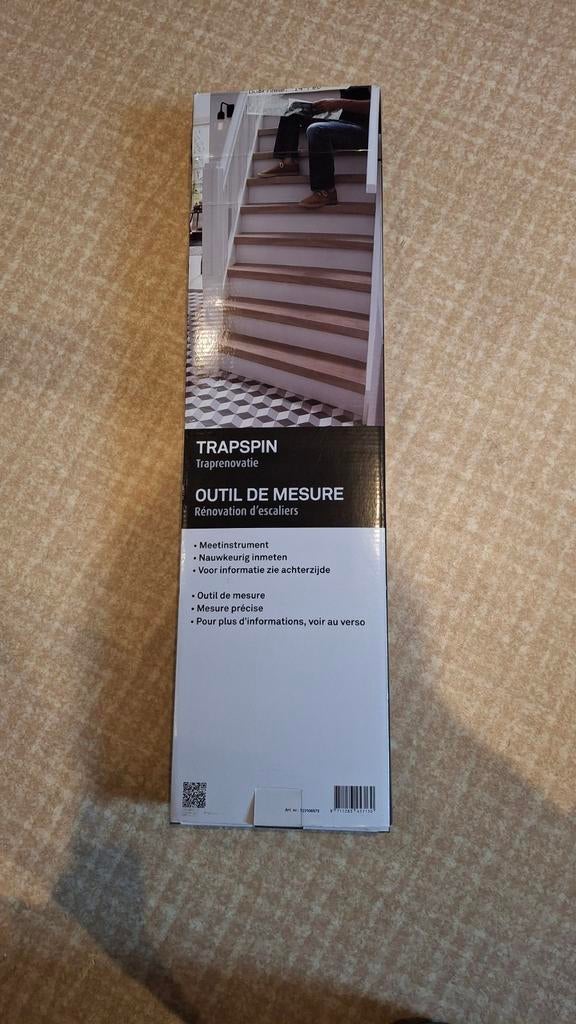 TRAPSPIN Meetinstrument voor Trappenrenovatie, Doe-het-zelf en Verbouw, Ophalen of Verzenden