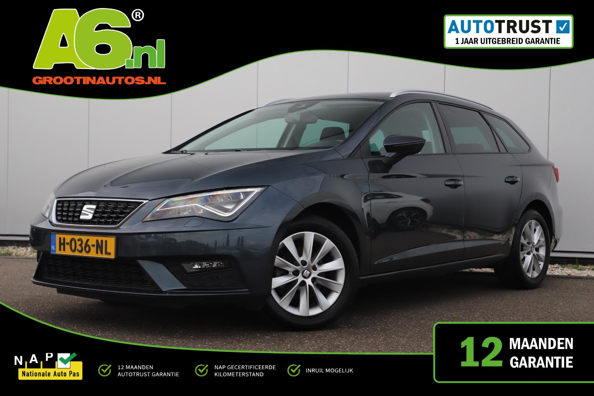 SEAT Leon ST 1.0 TSI Style Ultimate Edition Trekhaak Virtual, Gebruikt, Euro 6, Met garantie (alle), Leon