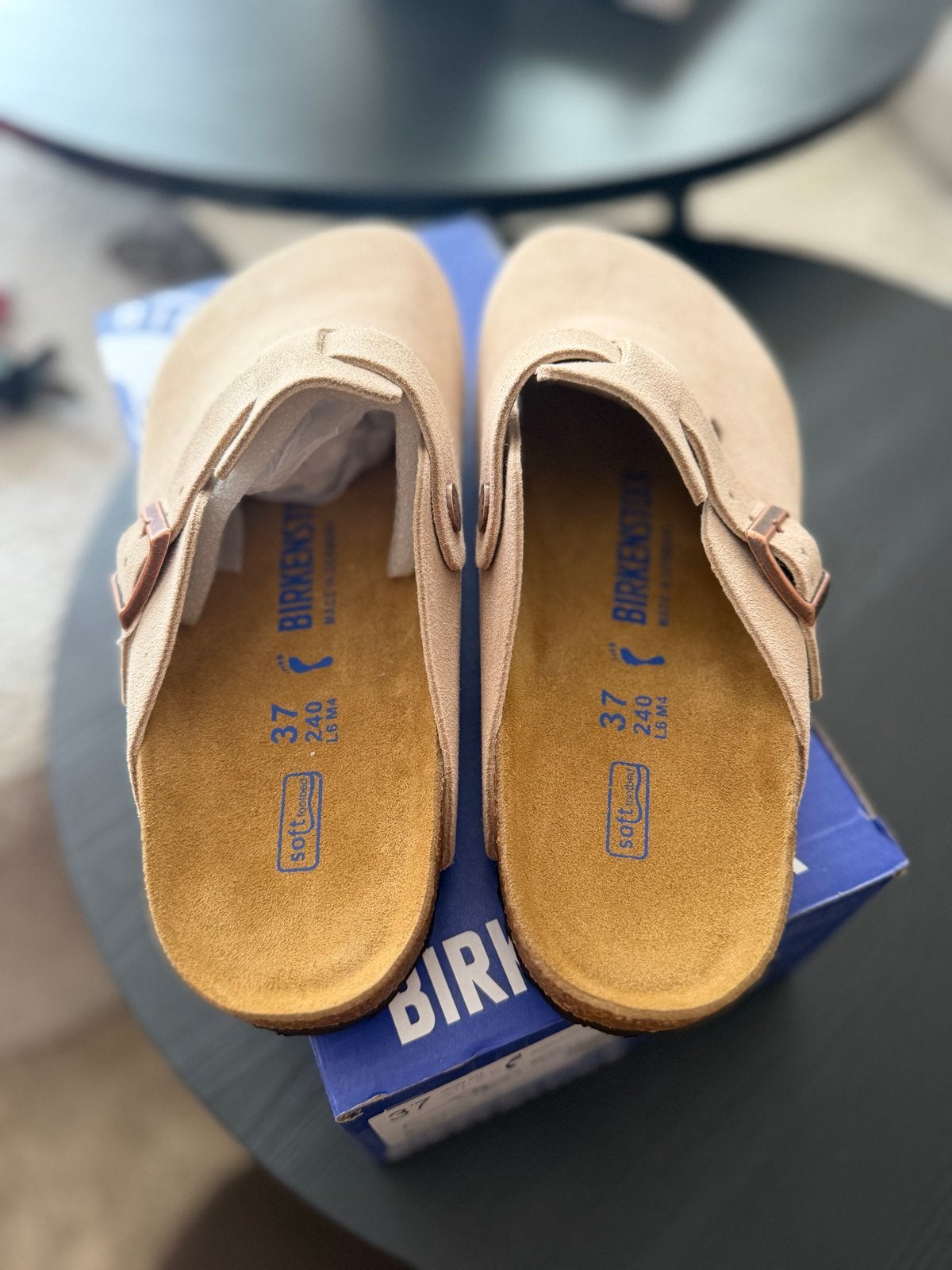 Birkenstock Boston Clogs - Maat 37 - Nieuw, Ophalen of Verzenden, Nieuw, Beige, Slippers