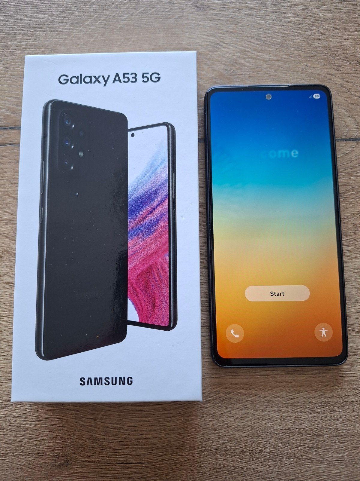 Samsung A53 5G 128GB Zwart, Telecommunicatie, Ophalen, Gebruikt, Zwart, Touchscreen