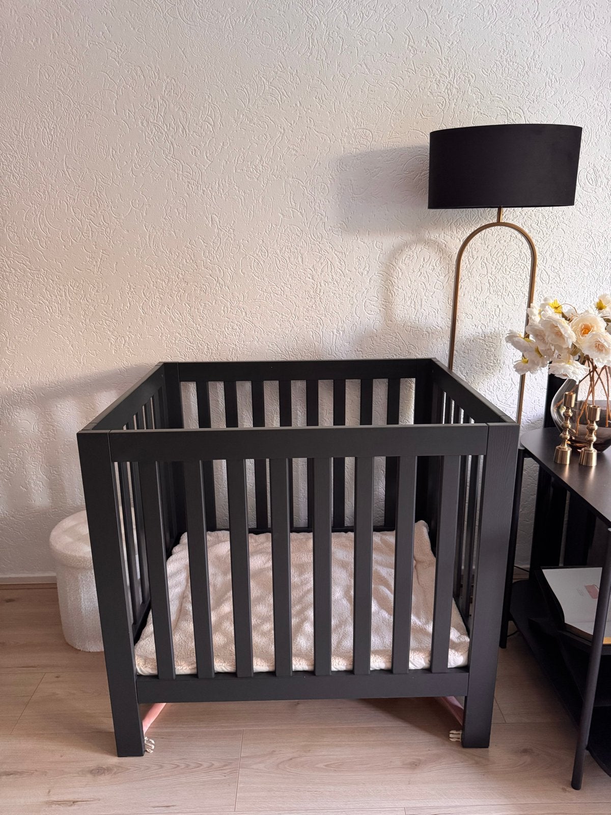Donkergrijze box voor baby, Kinderen en Baby's, Boxen, Ophalen, Gebruikt