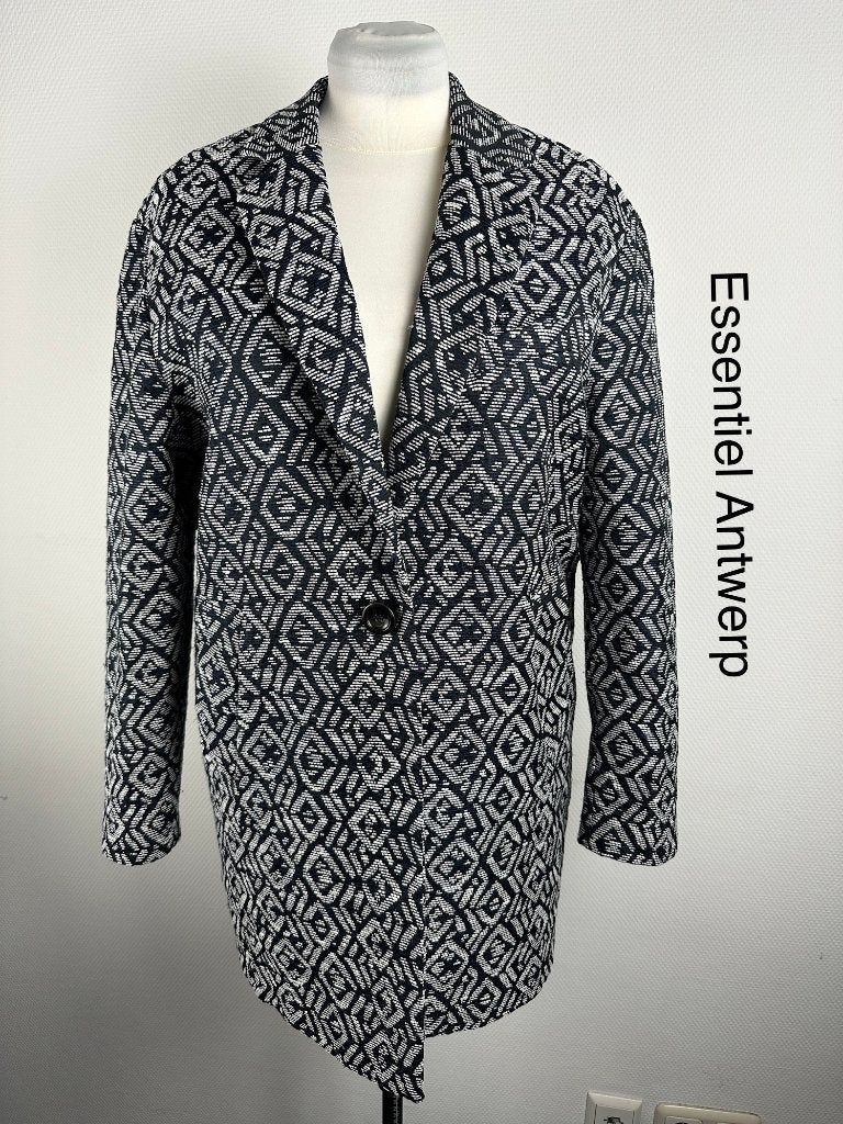 Essentiel Antwerp Blazer  (mt: 42) 22,4/401, Blauw, Maat 42/44 (L), Ophalen of Verzenden, Zo goed als nieuw