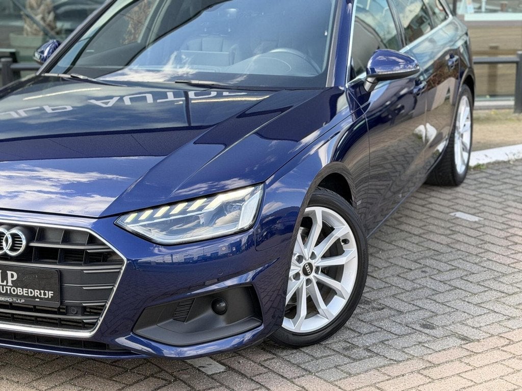 Audi A4 Avant 35 TFSI Advanced Edition Automaat 1eEig Dealer, Auto's, Audi, Gebruikt, Zwart, 4 cilinders, Blauw
