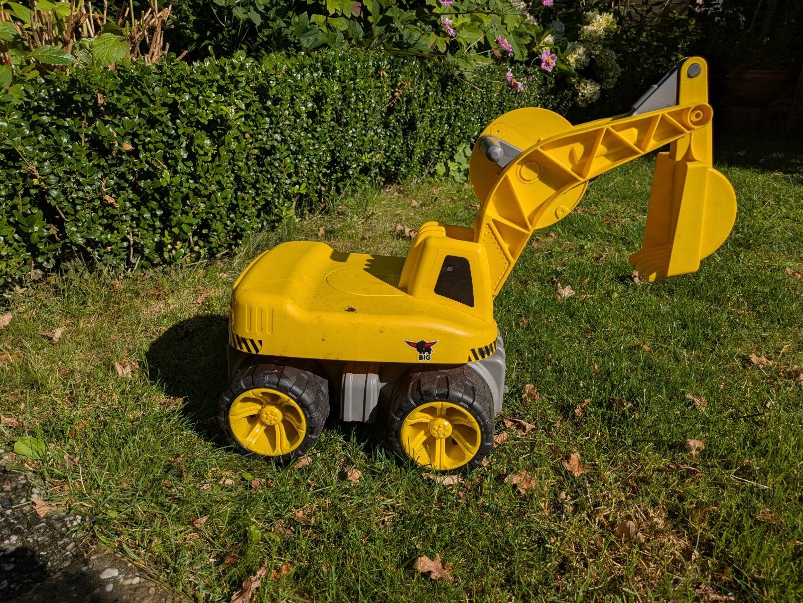 BIG Bobby Digger - Gele graafmachine voor kinderen, Ophalen, Gebruikt