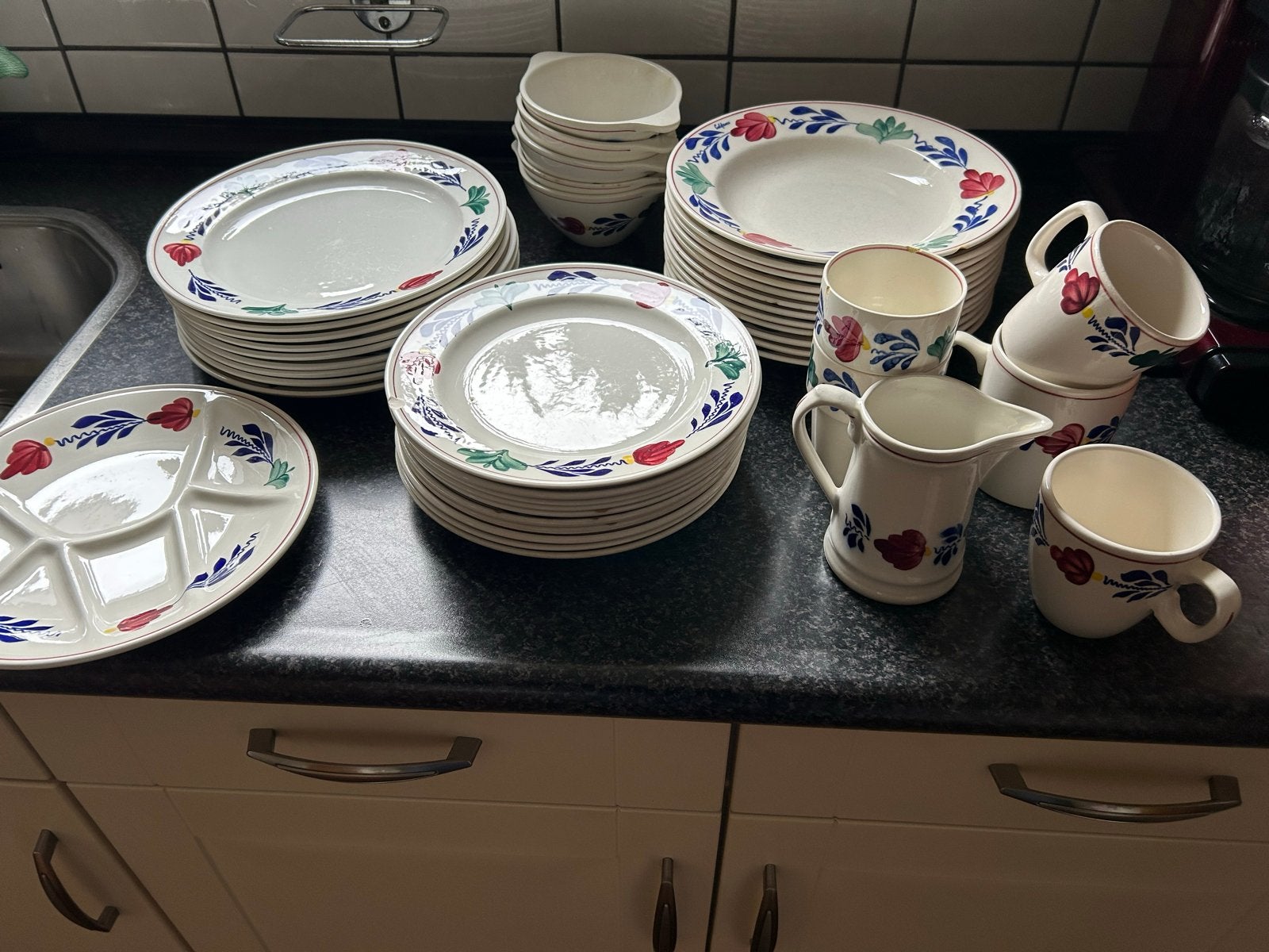 Boerenbont Servies, Gebruikt, Keramiek, Ophalen of Verzenden, Landelijk/Boerenbont