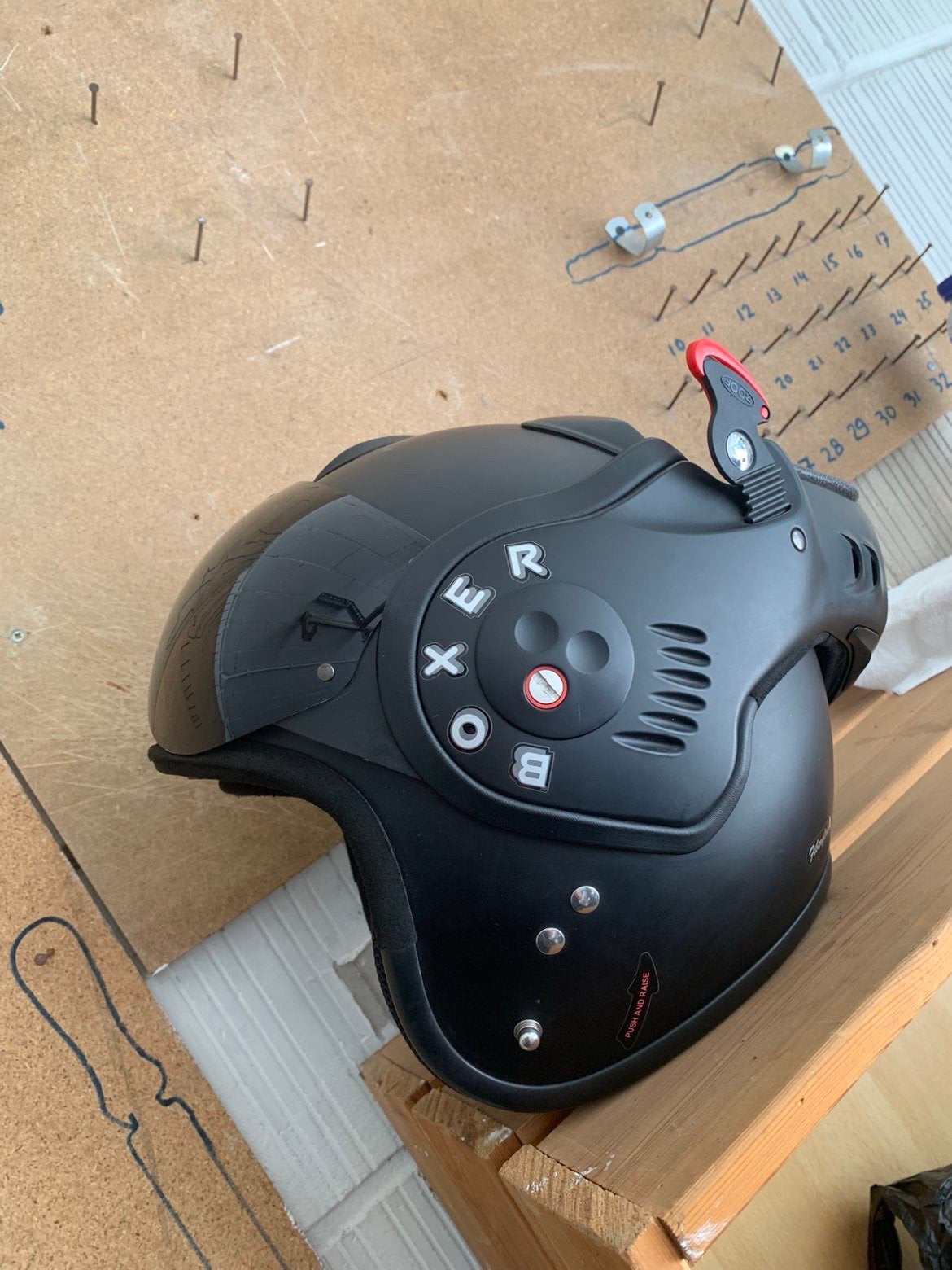 Roof boxer helm maat m, M, Systeemhelm, Tweedehands, Ophalen