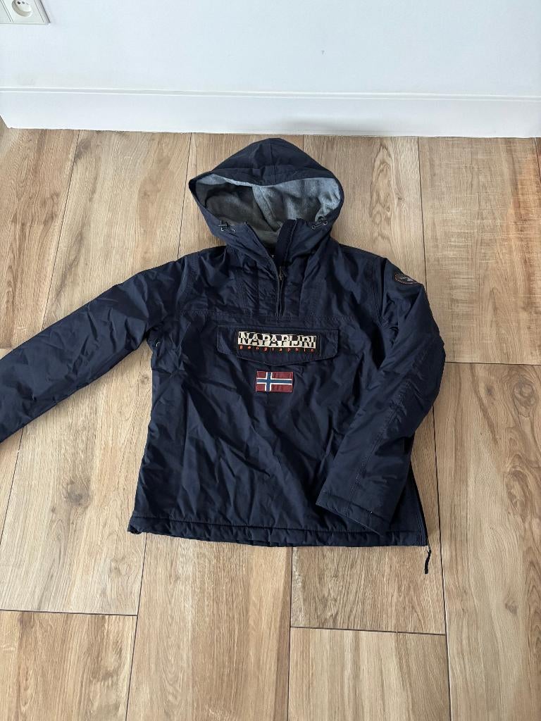 Napapijri Rainforest Anorak XXL Winter Nieuw, Ophalen of Verzenden, Nieuw, Overige maten, Blauw