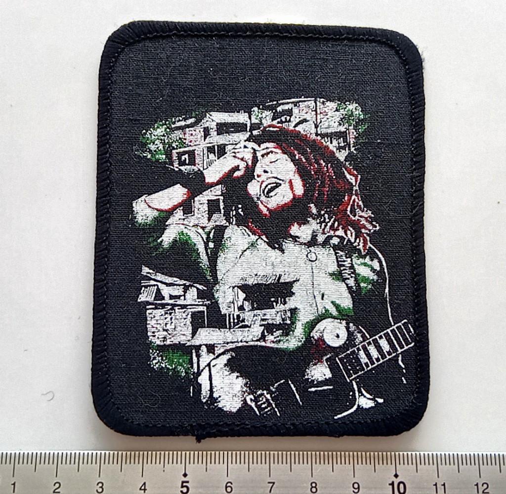 Bob Marley zeer mooie  nieuwe vintage 80's patch m109 reggae, Verzenden, Nieuw, Kleding