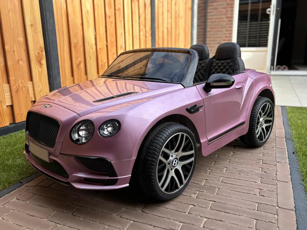 Elektrische kinderauto (roze bentley), Ophalen, Zo goed als nieuw, Overige typen