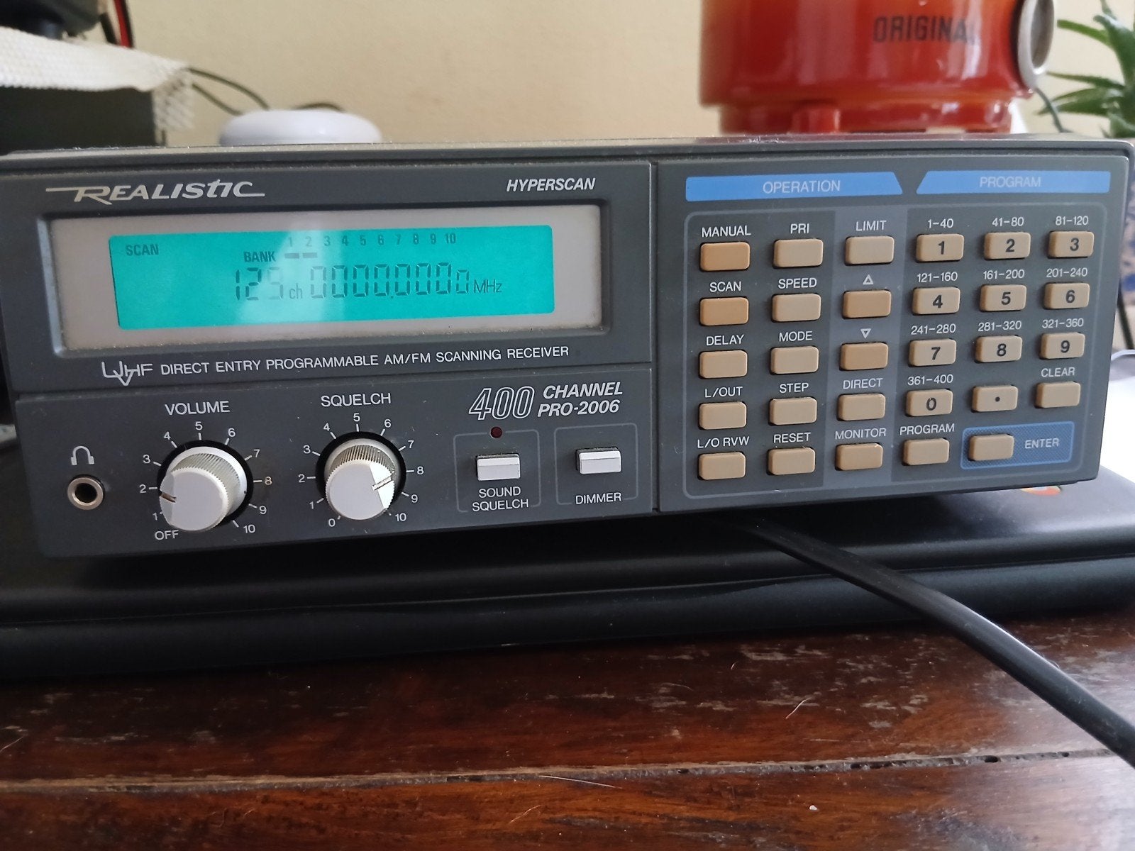 Realistic hyperscan uhf vhf ontvanger scanner, Ophalen of Verzenden, 500 kanalen of meer