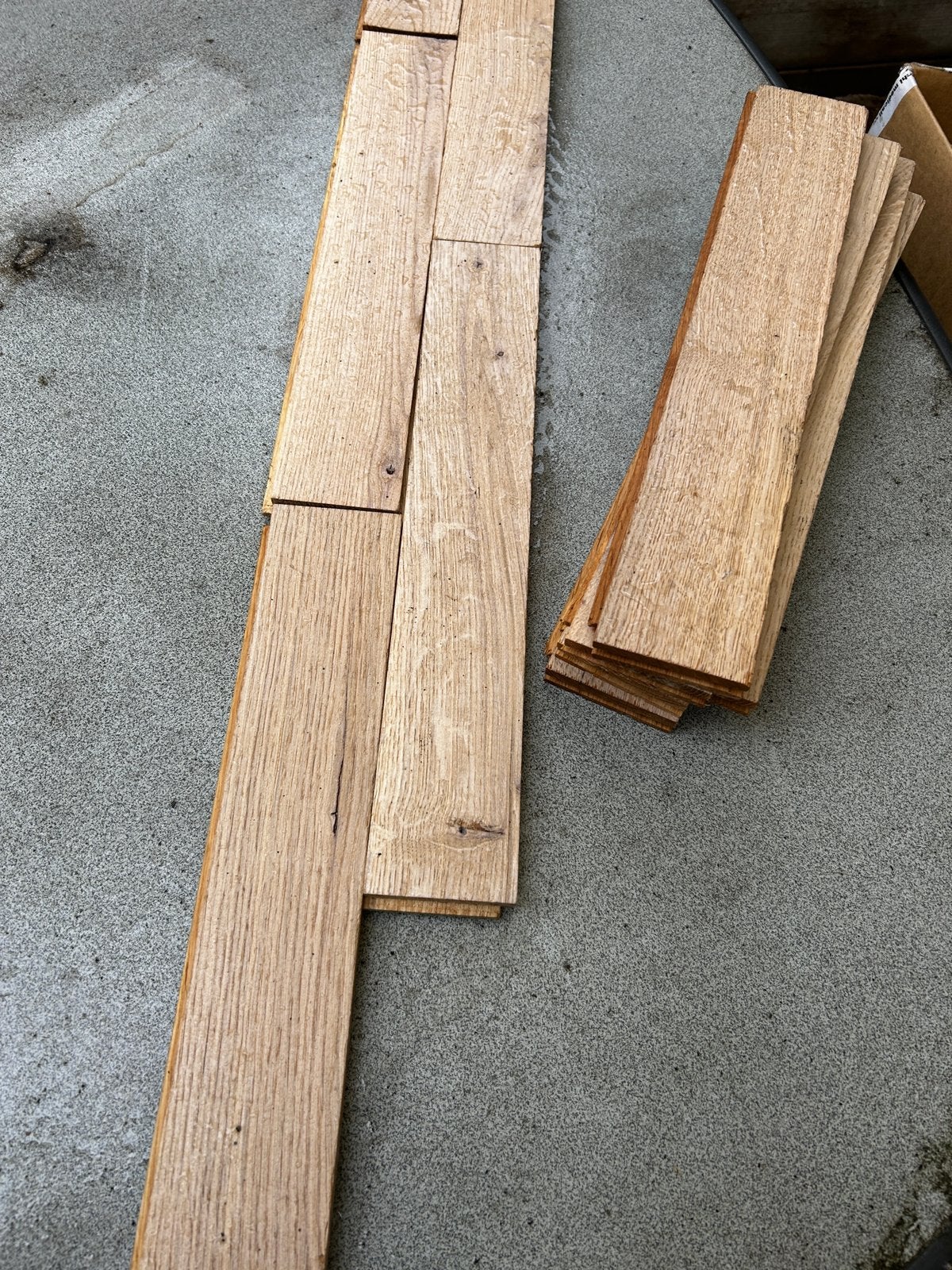 Massief eiken vloer (16mm), Doe-het-zelf en Verbouw, Hout en Planken, Ophalen, Minder dan 25 mm, Eiken, Nieuw