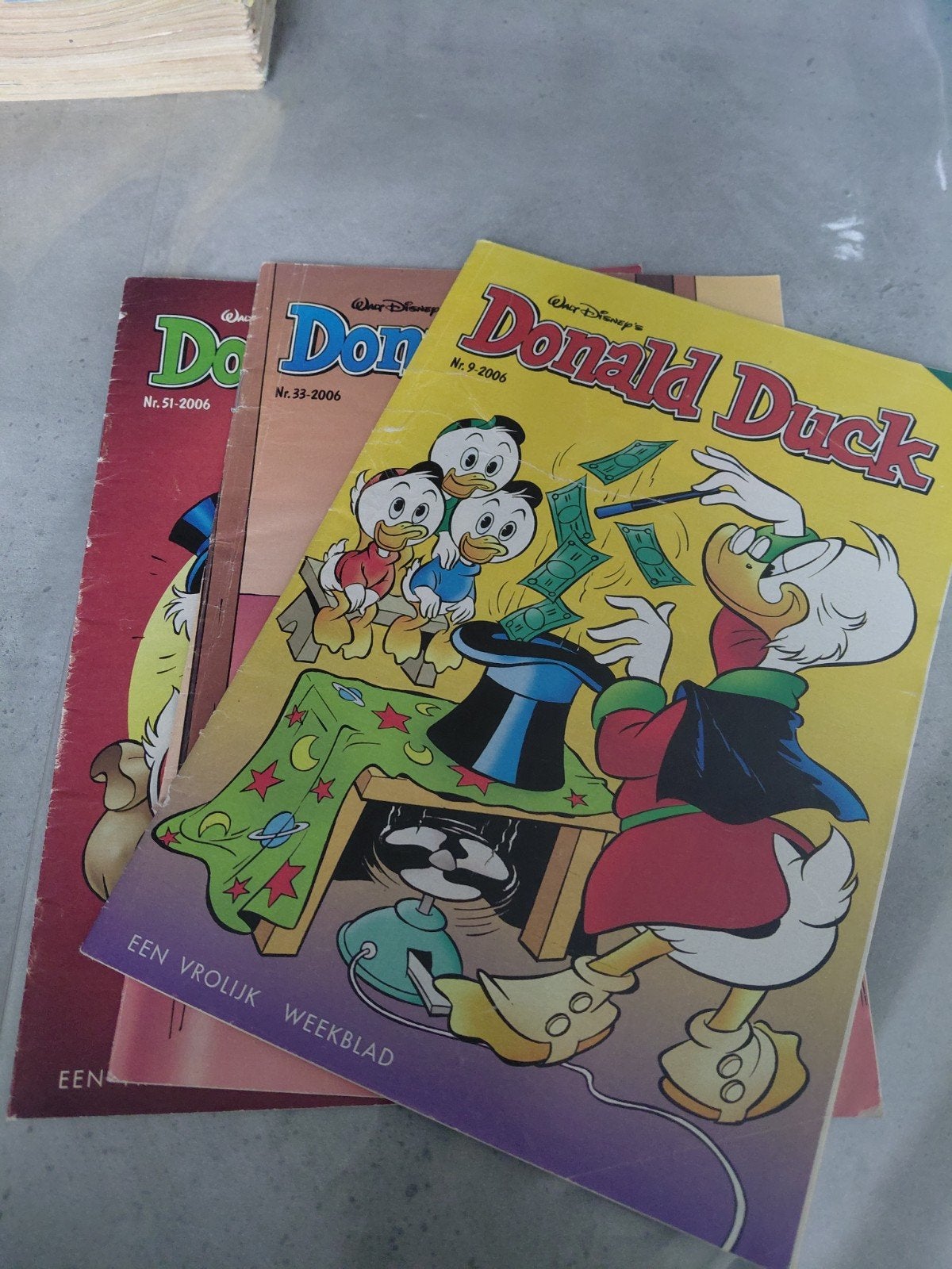 Donald Duck Weekblad - Nrs. 9, 33, 51 uit 2006, Meerdere stripboeken, Ophalen, Gelezen