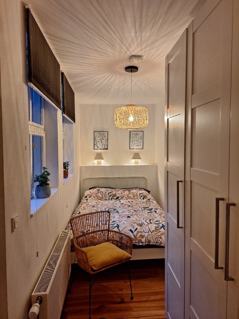 2 persoons bed, Huis en Inrichting, Gebruikt, Wit, Neutraal, Tweepersoons