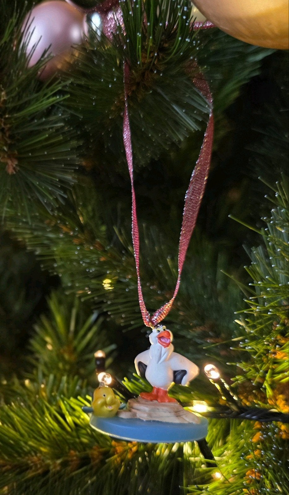 Disney Jutter en Botje kerst ornament hanger kerstbal, Ophalen of Verzenden, Pocahontas of Kl. Zeemeermin, Nieuw